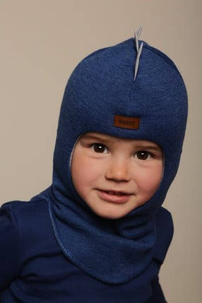 Шапка-шолом для хлопчика зимовий Дракоша Beezy, фото 2