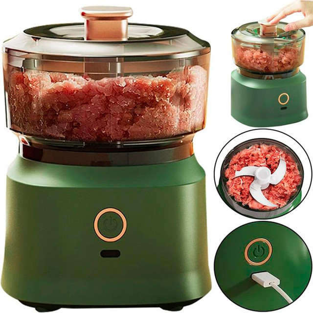 Кухонний мініподрібнювач для часнику та пюре від USB Multifunctional Cooking Machine Jucier AND460, фото 1