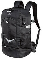 Вместительный спортивный рюкзак с дождевиком 30L Rocktrail черный Jador Місткий спортивний рюкзак з дощовиком