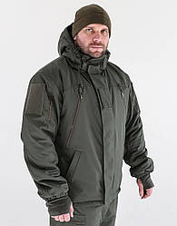 Зимовий костюм тактичний теплий олива Куртка армійська + військові штани олива для НГУ зимовий MILIGUS