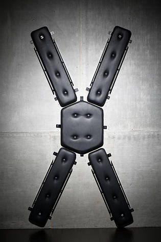 Андріївський хрест Master Series St. Andrew's Cross, кріпиться на стіну, фото 1