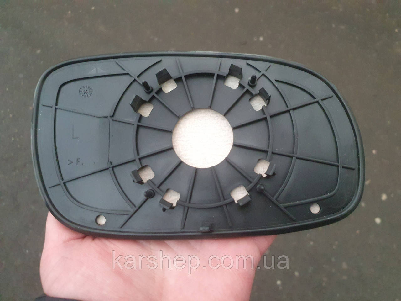 Лівий дзеркальний елемент нового зразка на Daewoo Lanos, Заз Сенс