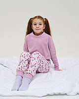 Комплект для девочки, штаны и кофта - Малыш Бемби - Интерлок - Family look - Мама/дочка 10-11