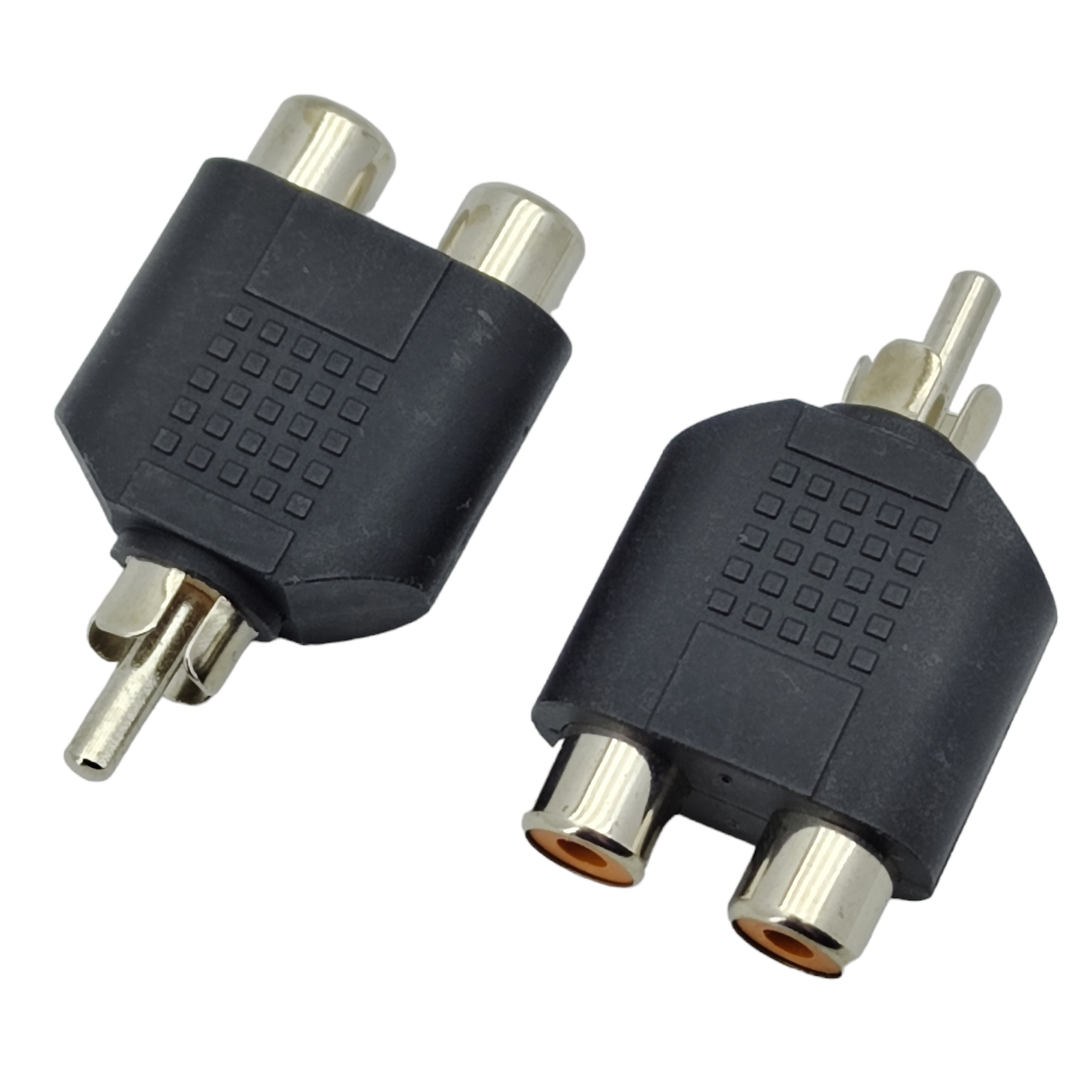 Перехідник аудіо штекер RCA - 2 гнізда RCA