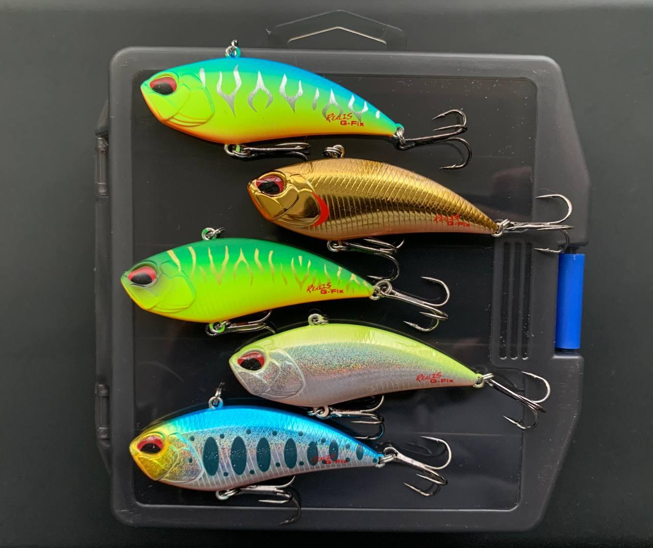 Набір Воблерів Fishing Realis Vibration G-Fix 70 мм (Набір  5шт +коробка )
