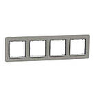 Рамка на чотири поста Schneider Sedna Elements SDD390804 бетон