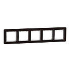 Рамка на п'ять постів Schneider Sedna Elements SDD381805 венге