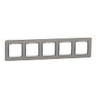 Рамка на п'ять постів Schneider Sedna Elements SDD370805 матовий алюміній