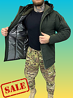 Тактическая зимняя куртка-бушлат standard oliva OMNI-HEAT S, M, L, XL, XXL
