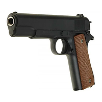 УЦЕНКА!!! Страйкбольный пистолет "Colt M1911 Classic" Galaxy G13-UC металл пластик с пульками черный Adwear