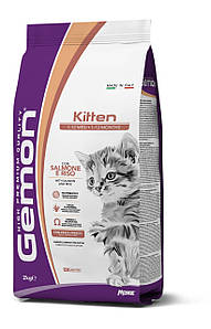 GEMON Cat Kitten лосось з рисом 2 кг