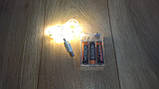 Гірлянда світлодіодна жовта (LED), 10 м, з батарейками ААх3 (Гірлянда Нитка на батарейках, мікронитка), фото 5