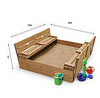 Дитяча пісочниця з кришкою SportBaby Пісочниця-31