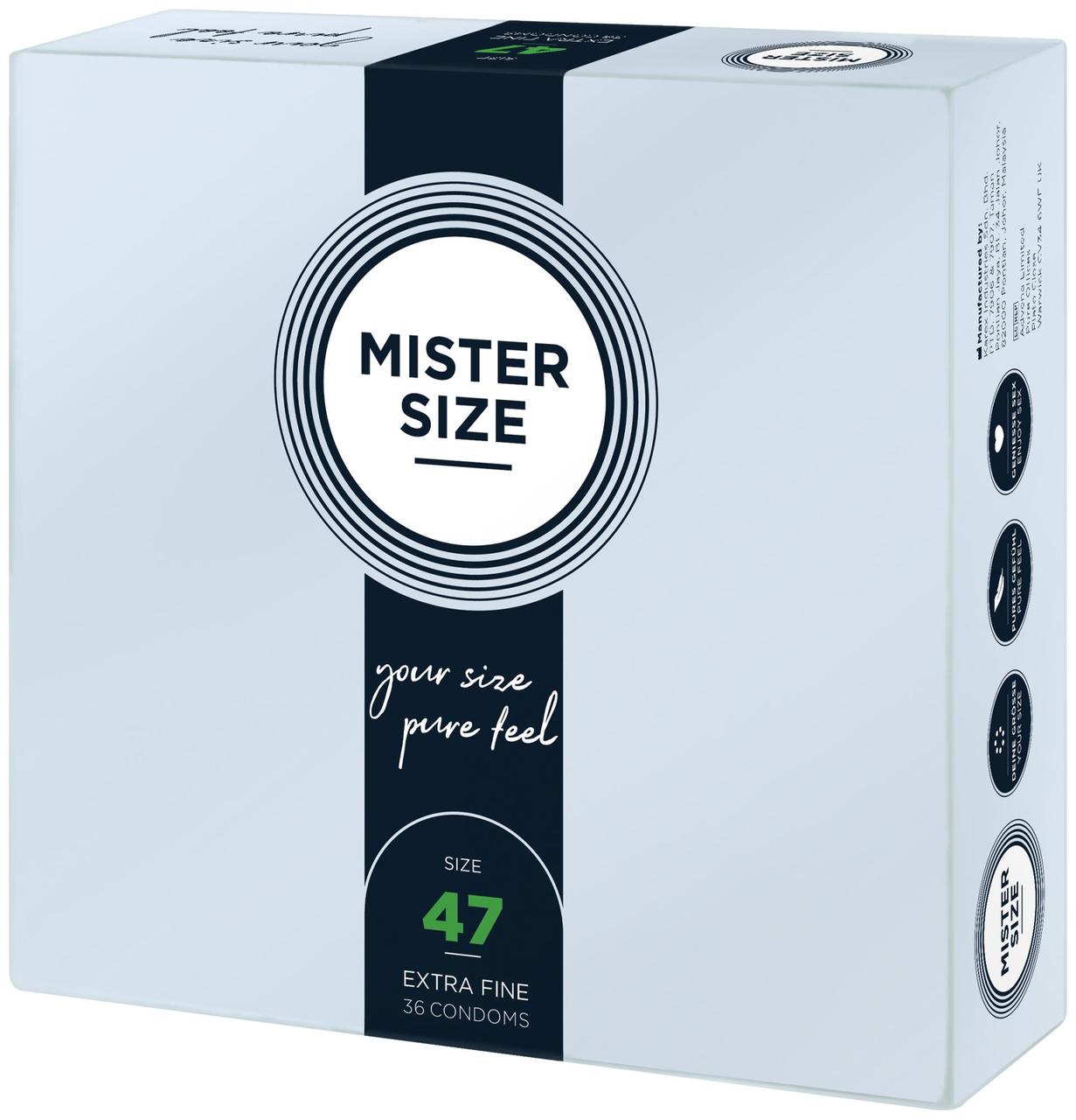 Презервативи Mister Size 47 mm (по 1шт)