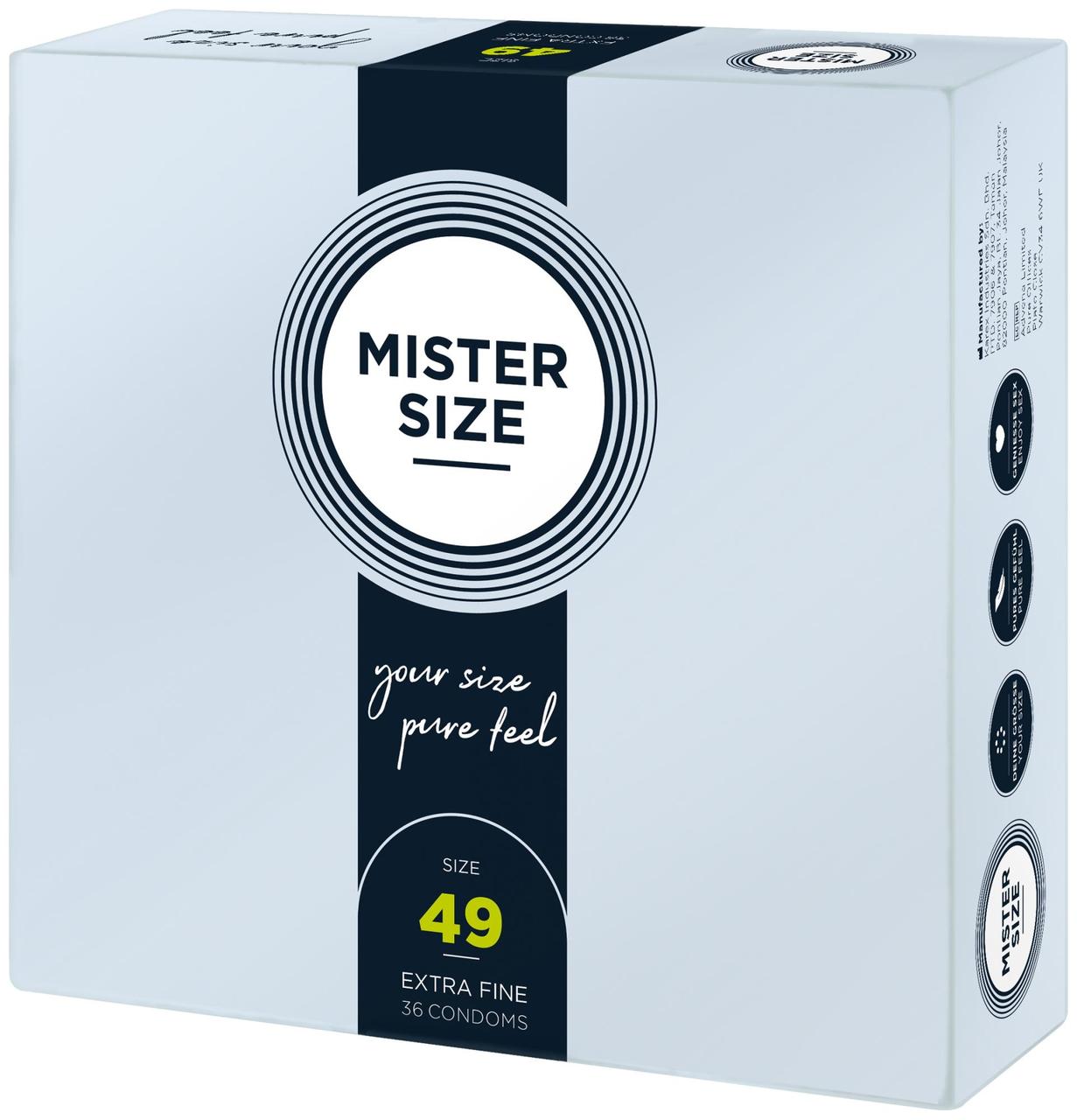 Презервативи Mister Size 49 mm (по 1шт)