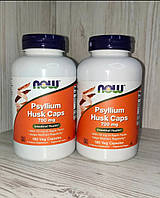 Now Foods. Psyllium husk, iherb, Псиллиум, насіння подорожника, 700 мг, 180 вегетаріанських капсул