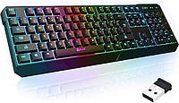 Игровая клавиатура KLIM Chroma RGB новинка 2023 года Аккумулятор с длительным сроком службы