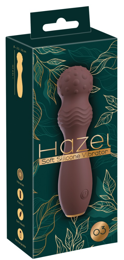 Вібратор із універсальною головкою з 10 режимами вібрації Hazel 03