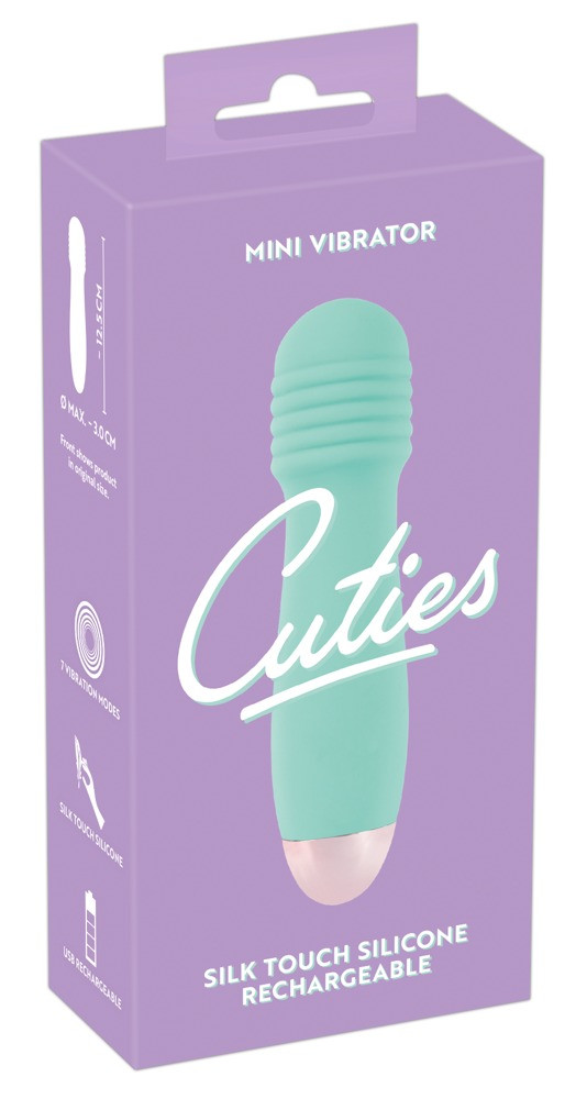 Вібростимулятор з незвичайною структурою Cuties Mini Vibrator з 7 різними вібраційними режимами