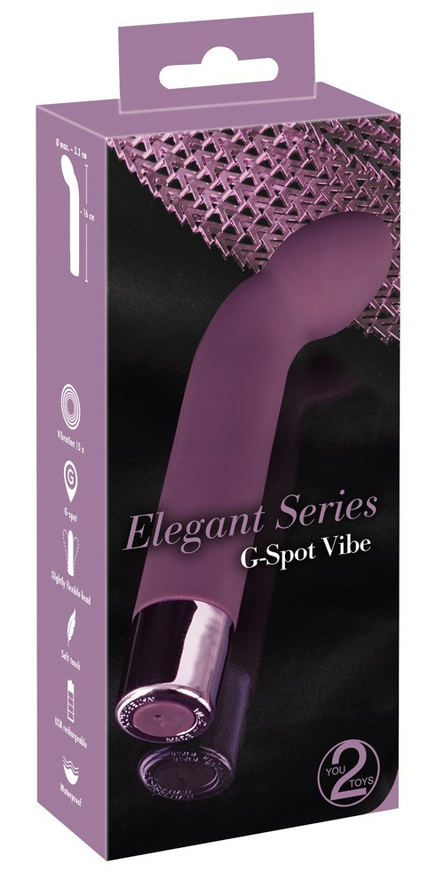 Вигнутий вібратор для точки G з 15 режимами вібрації G-Spot Vibe, фото 1