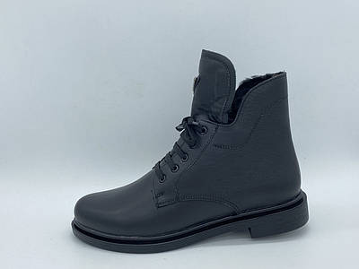 Шкіряні зимові черевики. Украина. Великі розміри (42).