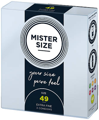 Презервативи Mister Size 49 mm (3шт), фото 1