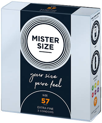 Презервативи Mister Size 57mm (3 шт), фото 1
