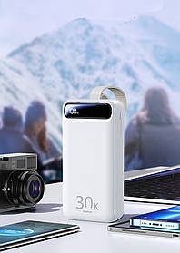 Павербанк Remax Bole RPP-522, 22.5W, 30000 мАг, білий