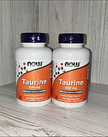 Taurine, iherb, Таурин, 500 мг, 100 капсул