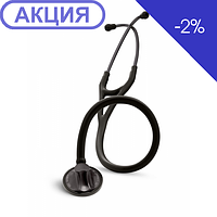 Стетоскоп Master Cardiology Littmann 2176 чёрного цвета с дымчатой головкой