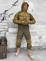 Тактический костюм Горка утепленная, осенняя форма олива Горка, костюм Горка олива с капюшоном
