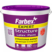 Фарба структурна латексна Farbex 14 кг