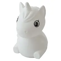 Ночник Infinity Silicone Unicorn NY-8036 White