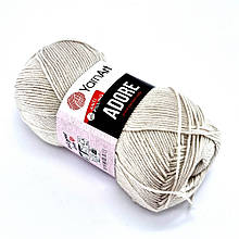 Пряжа акрилова YarnArt Adore AntiPilling (ЯрнАрт Адор Антіпіллінг), Світлий беж №367, 100гр., 280м.