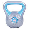 Гиря пластикова LiveUp Plastic Kettel Bell 3 кг GREY/BLUE (LS2047-3), фото 4
