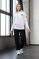 Белый зимний женский спортивный костюм стон айленд костюм для женщин STONE ISLAND Adwear Білий зимовий жіночий