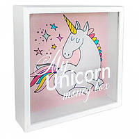 Деревянная копилка для денег My Unicorn Money Box Еединорог - Топ Продаж!