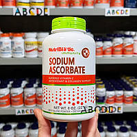 Nutribiotic Sodium Ascorbate. Аскорбат натрію, буферизований вітамін С, порошок 227 г