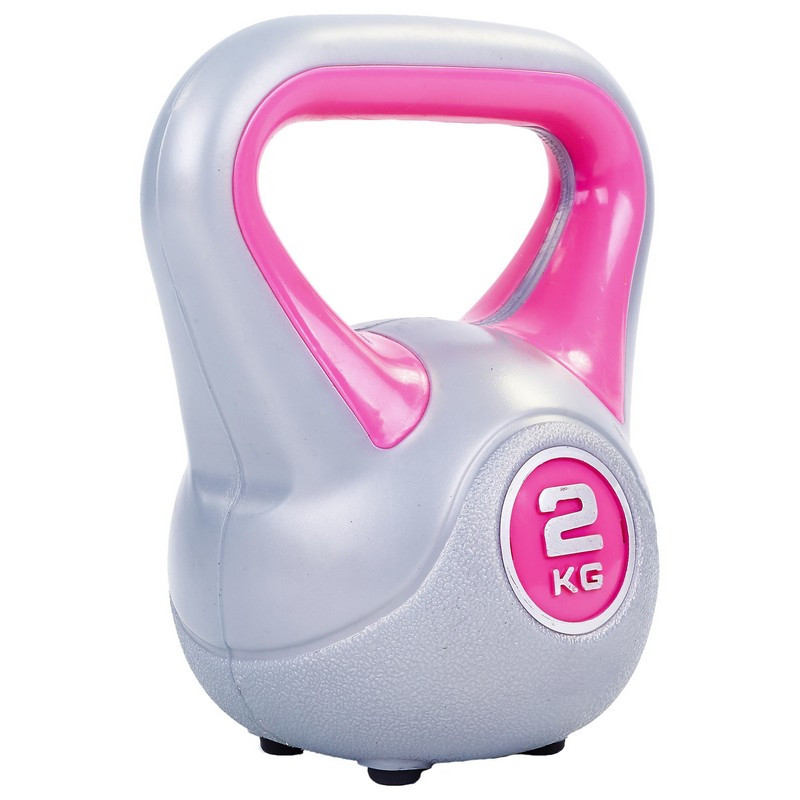 Гиря пластикова LiveUp Plastic Kettel Bell 2 кг  (LS2047-2), фото 1