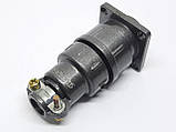 Роз'єм CX16-4pin комплект (Гніздо з фланцем + штекер), фото 4