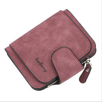 Жіночий замшевий гаманець-портмоне Baellerry Mini Forever. бордо (марасала)