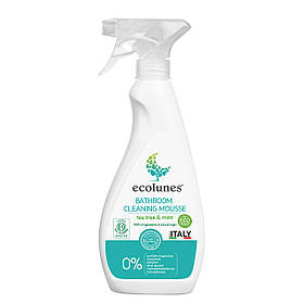 Гіпоалергенний органічний засіб для миття і очищення ванної Ecolunes, Чайне дерево та м'ята 500 мл.