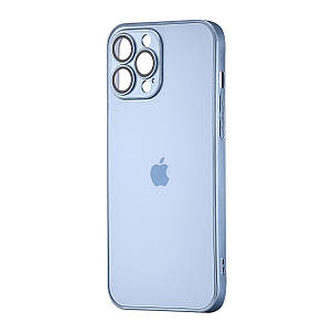 Чохол AG-Matte with MagSafe Protected Camera iPhone 13 Pro Max Light Blue, фото 1