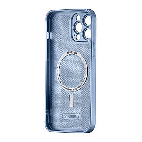 Чохол AG-Matte with MagSafe Protected Camera iPhone 13 Pro Max Light Blue, фото 4