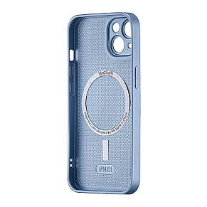 Чохол AG-Matte with MagSafe Protected Camera iPhone 14 Light Blue, фото 4