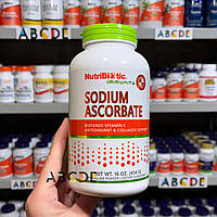 Nutribiotic Sodium Ascorbate. Аскорбат натрия, буферизированный витамин С, порошок 454 г