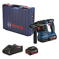 Перфоратор Bosch GBH 185-LI, аккумуляторный, 18 В, SDS-Plus, 1.9 Дж, бесщеточный, 2Х4.0AH