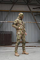 Зимняя тактическая форма для ВСУ мультикам, Боевая армейская одежда теплый военный костюм флис