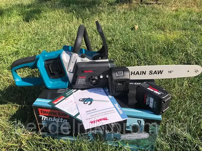 Аккумуляторная цепная пила MAKITA DUC 355 с двумя аккумуляторами ...