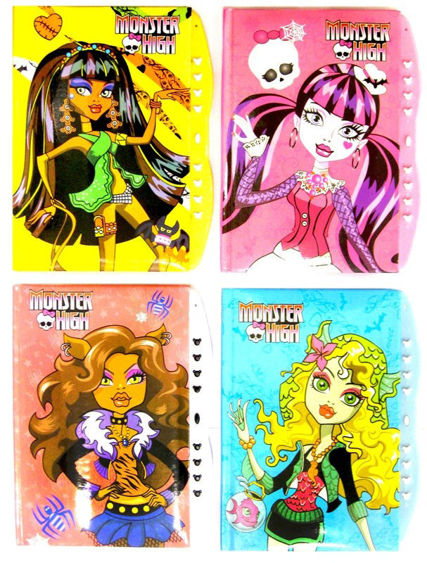 Блокнот на замку (32К) A-0508 (CH32K-066-2) "Monster High" в подарунковій упаковці